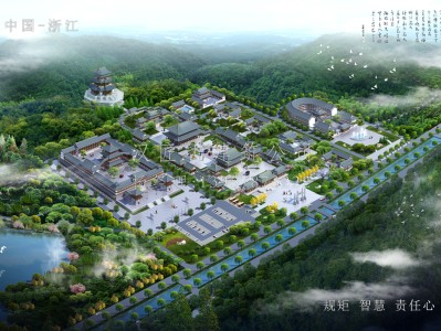 泗县藏峰寺总体规划布局图
