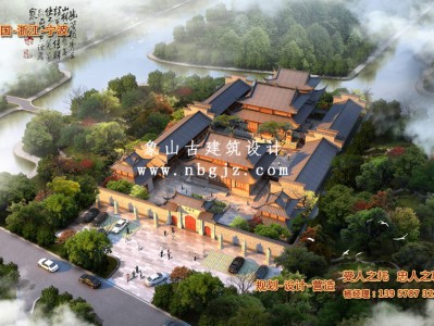 泗县天福寺重建规划效果图